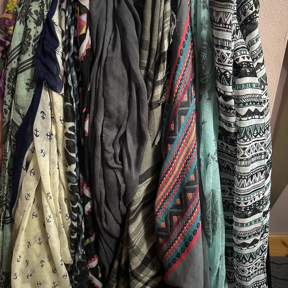 Colorful Patterned Scarf Collection